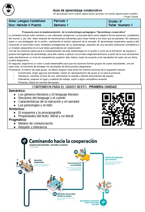 06M1SEM1 - Introducción aprendizaje cooperativo, diagnostico