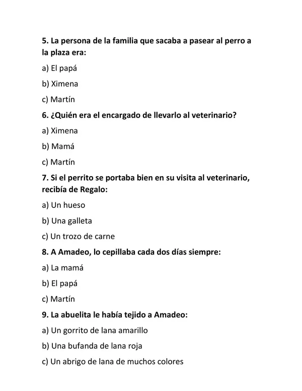 prueba libro " Un perro confundido"