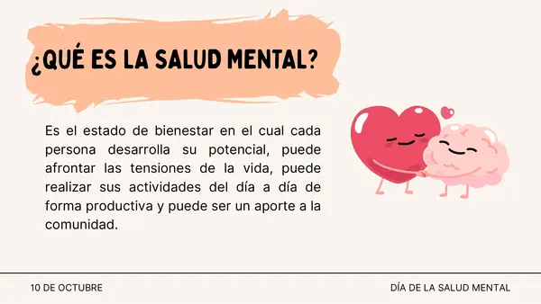 Importancia de la salud mental