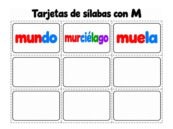 Memorama de la letra M