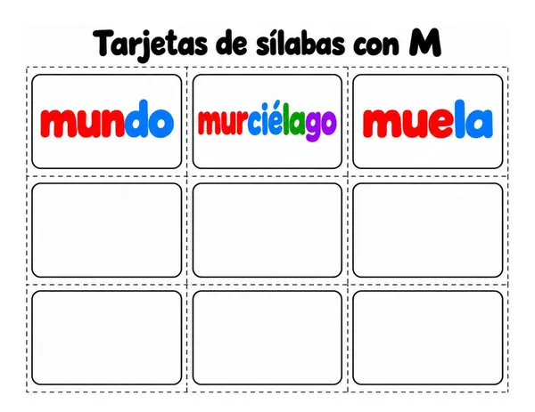 Memorama de la letra M