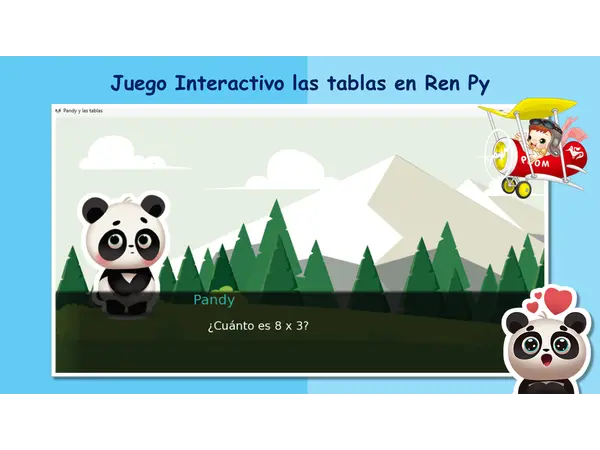 Pandy y las tablas de multiplicar