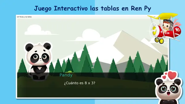 Pandy y las tablas de multiplicar