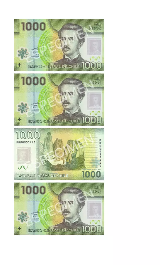 Sistemas Monetario Chileno "Billetes"
