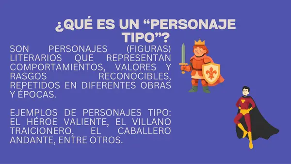 Unidad 1 – Clase 3: Personajes tipo y su permanencia en la literatura