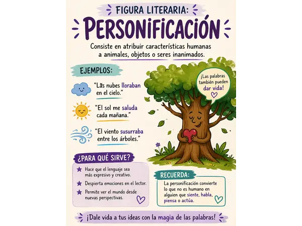 Figura literaria Personificación