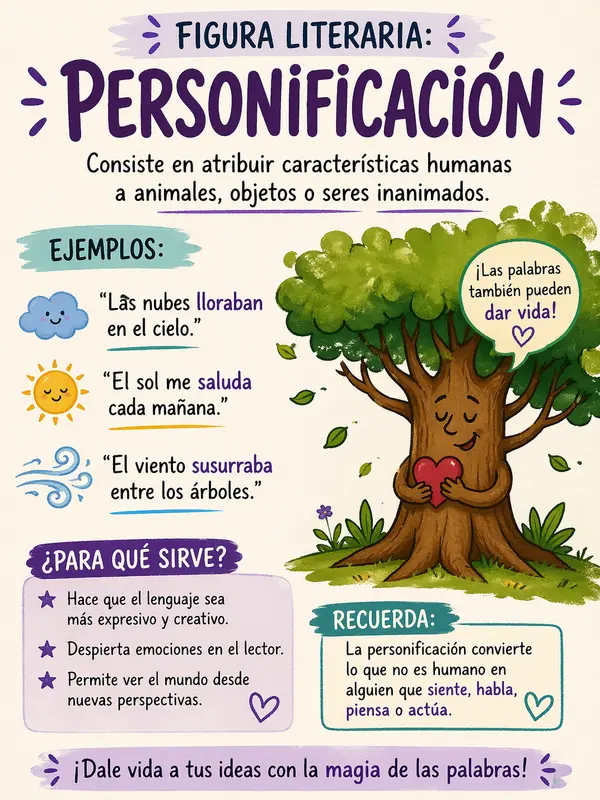 Figura literaria Personificación