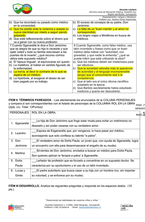 El médico a palos