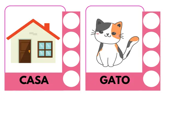  Tarjetas de segmentación silábica