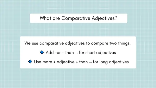 Comparative and Superlative Adjectives