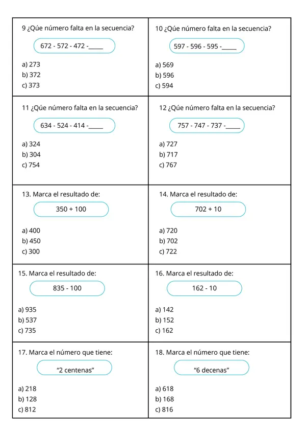 Evaluación Matemática, modelo SIMCE