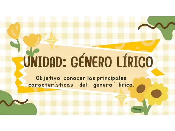 ¿Qué es el género lírico?
