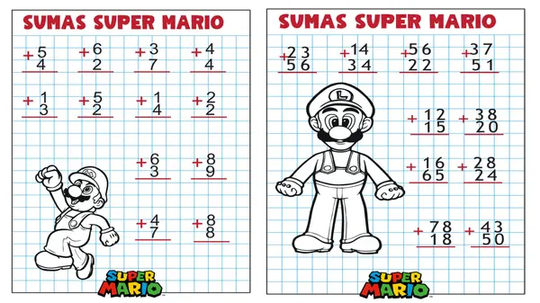 Guías de adiciones con y sin reservas primer ciclo