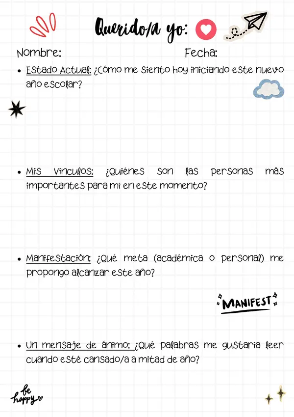 Carta a mi "Yo" del Futuro: Un encuentro con el mañana