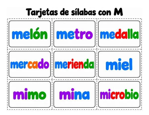 Memorama de la letra M