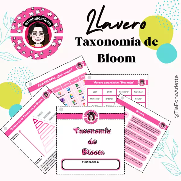 Llavero con la Taxonomía de Bloom
