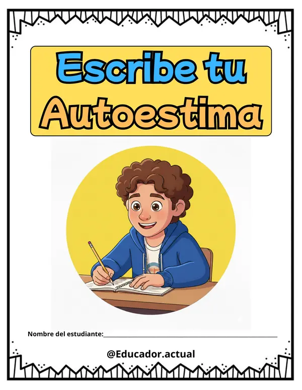 Cuadernillo Escribe tu Autoestima