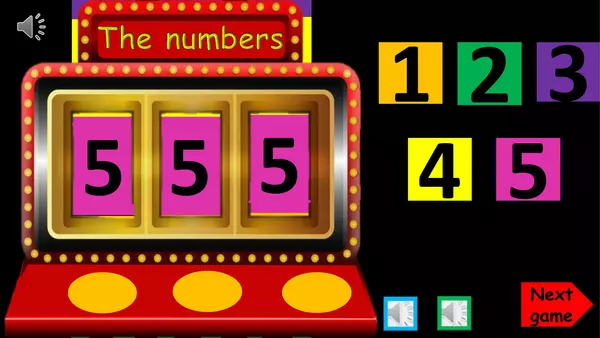 INGLES LOS NUMEROS DE 1 AL 5