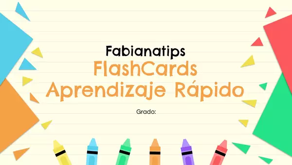 FlashCards de Aprendizaje Rápido👩‍🏫 - Fabianatips