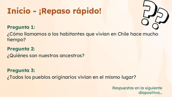 Clase 2 Lección 3 Unidad 2 "Ubicación de los pueblos Originarios" 2° Básico