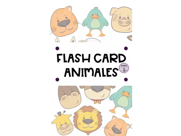 Flash card animales según su hábitat