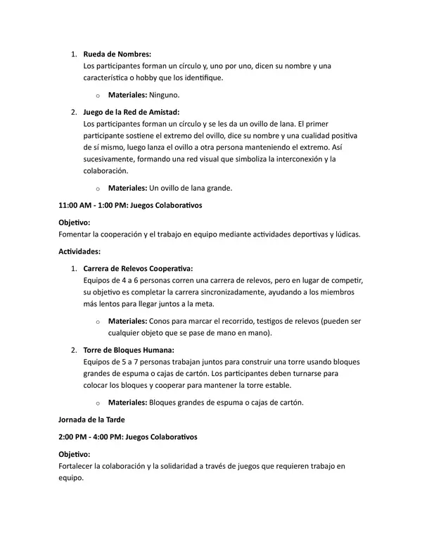Proyecto a convivir se aprende jugando