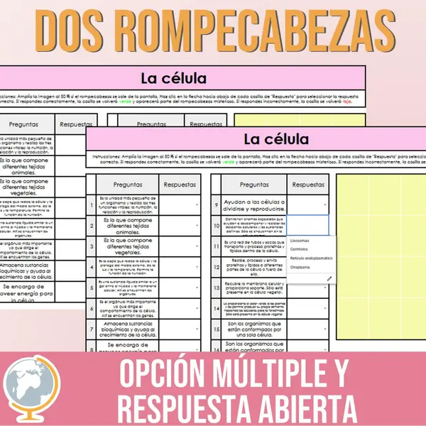 Célula rompecabezas misterioso