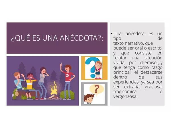 La anécdota