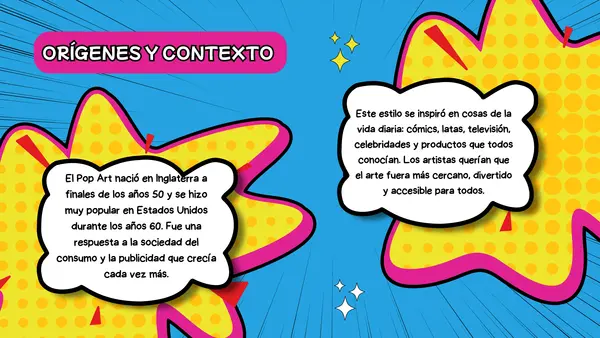 Pop Art: presentación educativa