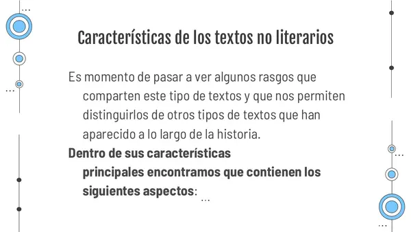 Texto no literarios - Lengua y Lit. (5°,6°,7°,8)