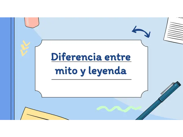 Diferencia entre el mito y la leyenda 