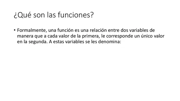 Funciones
