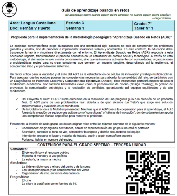 07M3SEM1 - Introducción aprendizaje basado en retos, diagnostico