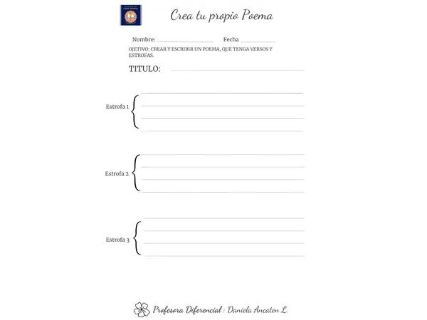 Escritura de poema