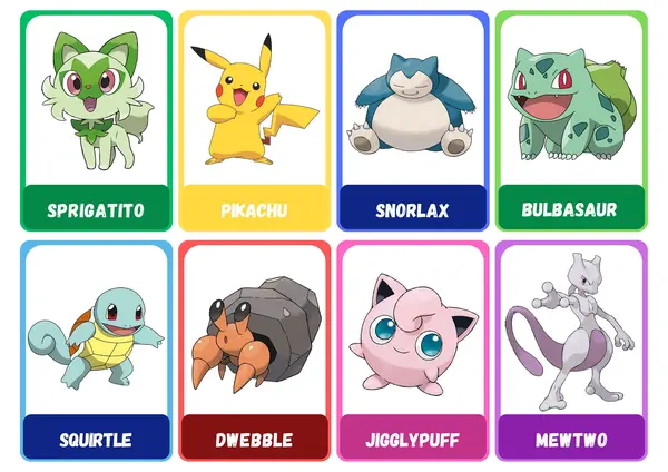 Memorice Pokemon