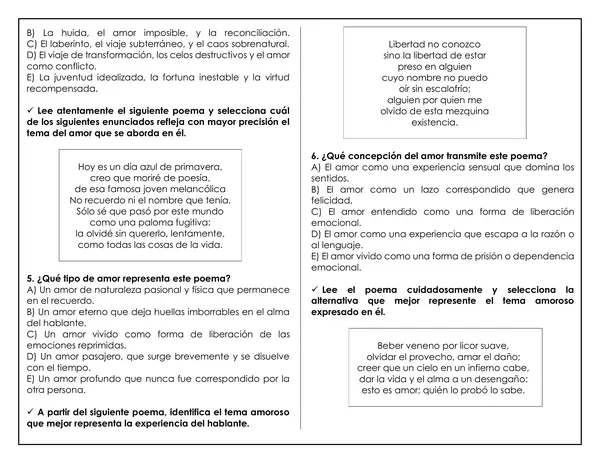 Guía de trabajo - Temas, motivos y tópicos