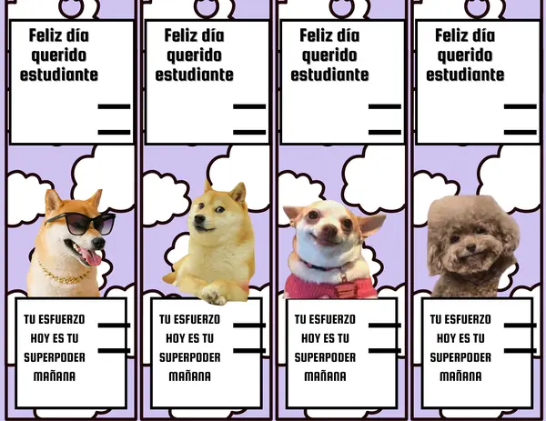 Recuerdos para el día del estudiante (16 memes de perritos)