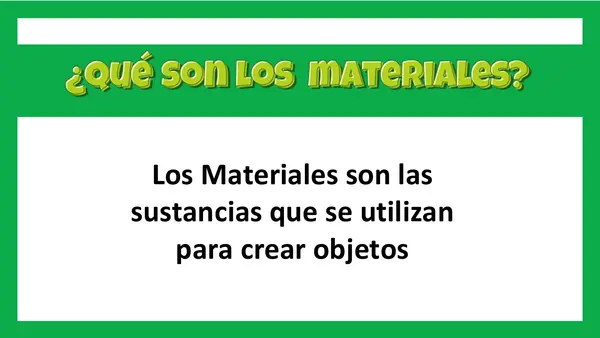 Tipos de Materiales