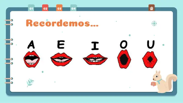 Jugando con el sonido de las vocales"