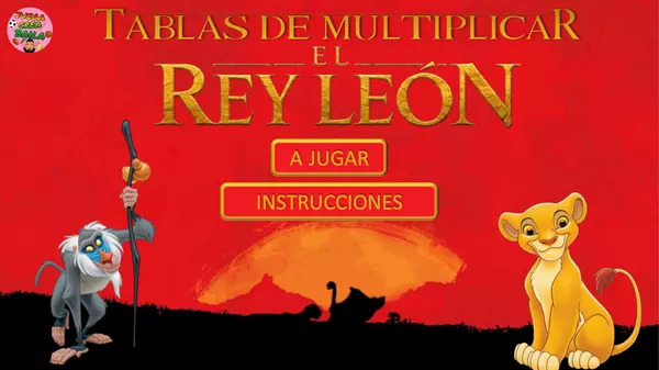 Rey León - Tablas de multiplicar