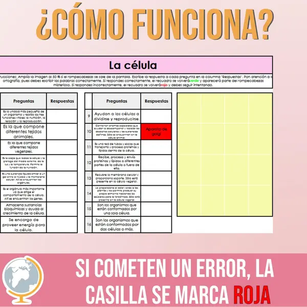 Célula rompecabezas misterioso