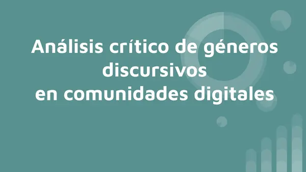 Análisis Crítico de Discursos en Comunidades Digitales: Guía para 3° y 4° Medio