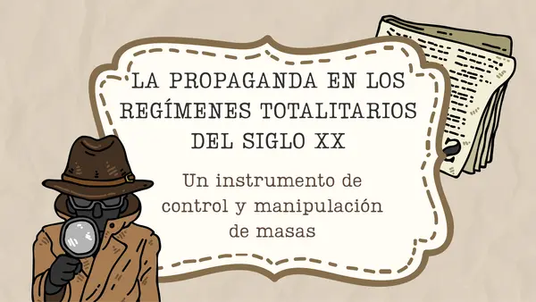La propaganda en regímenes totalitarios
