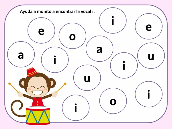 "El circo llegó" abuscar vocales