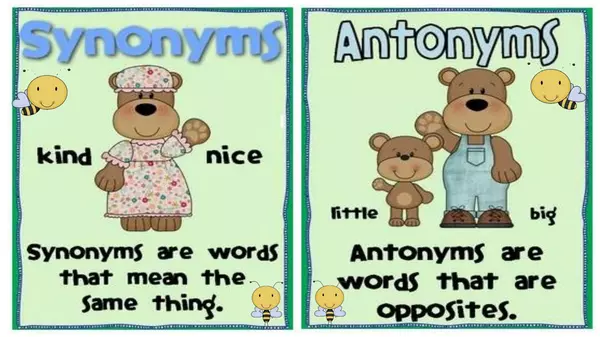 GAME OF SYNONYMS AND ANTONYMS