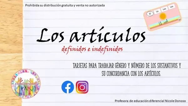 Tarjetas Los Artículos