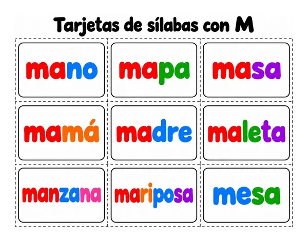 Memorama de la letra M