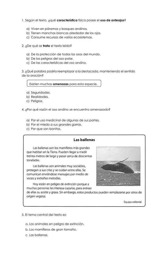 Evaluación Lenguaje "Textos instructivos e informativos"