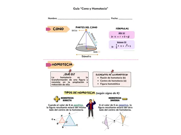 Guía "Cono y Homotecia"