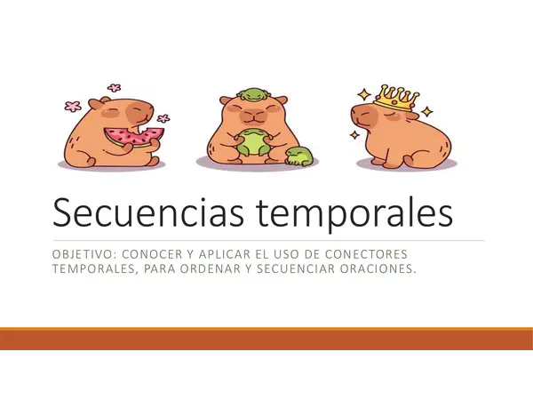 “Jugando con el tiempo: Secuencias Temporales en la Narración”